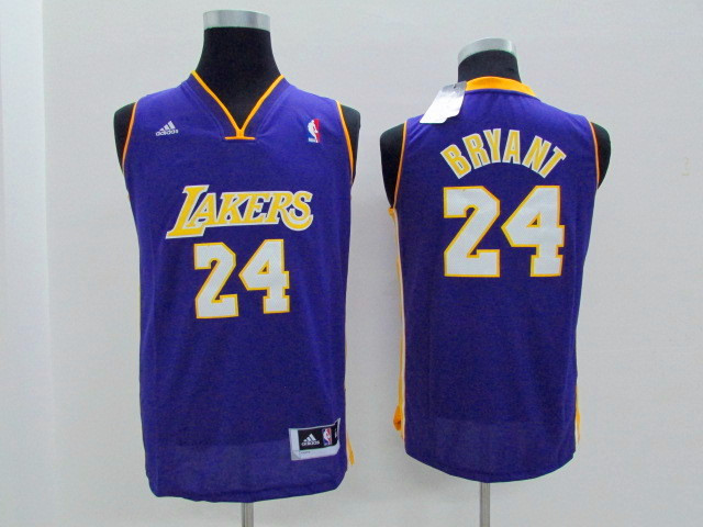 Kobe Bryant 24, L.A. Lakers [Morada] -NIÑOS - Haga click en la imagen para cerrar
